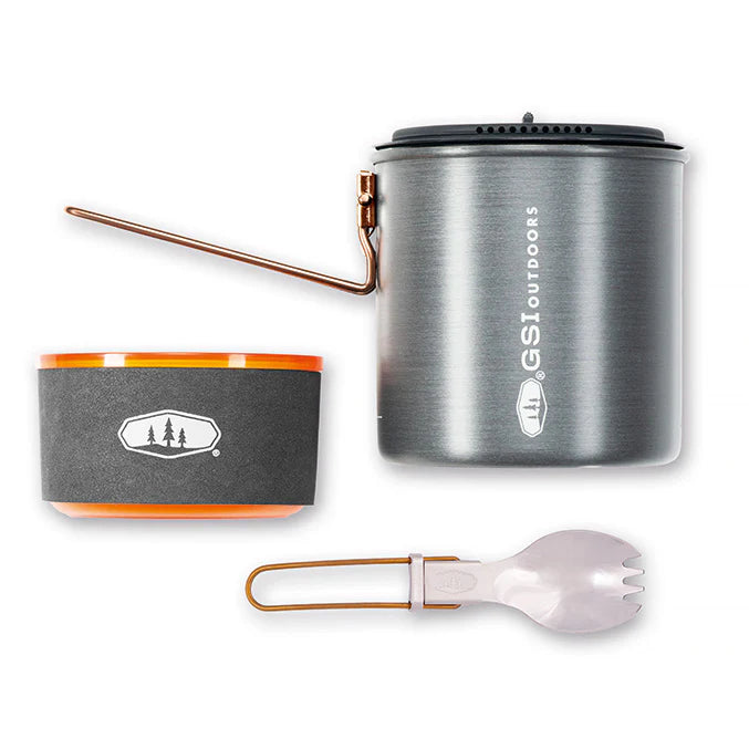 GSI Outdoors Ultralight Backpacking Cooking and Eating Set