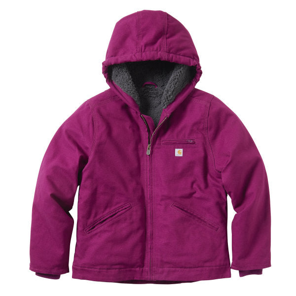 Carhartt Sherpa Lined Sierra Hooded Jacket - Girls