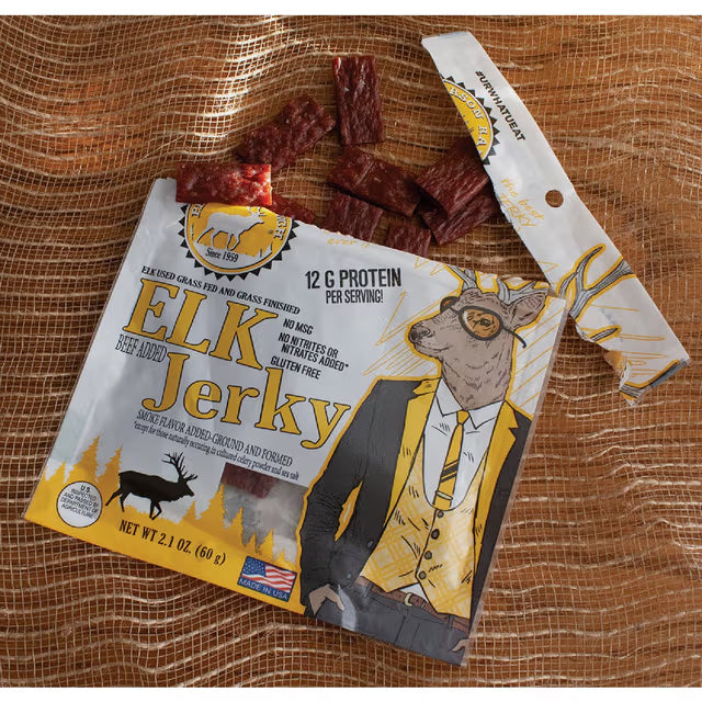 Pearson Ranch Jerky 2.1 Oz. All-Natural Elk Jerky