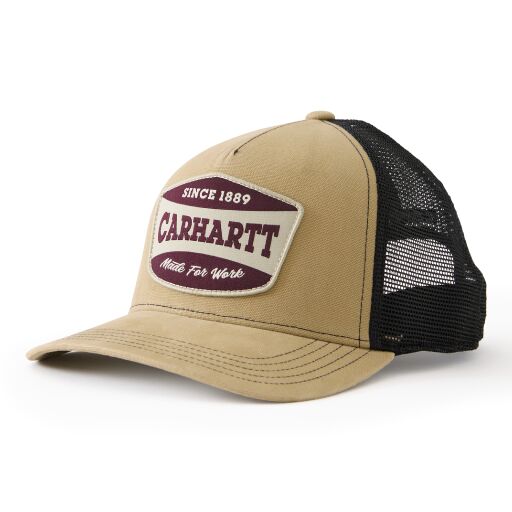 Carhartt Canvas Mesh-Back Patch Cap