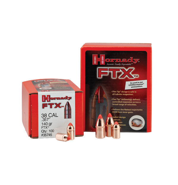 Hornady FTX 38Cal - .357 / 140Gr