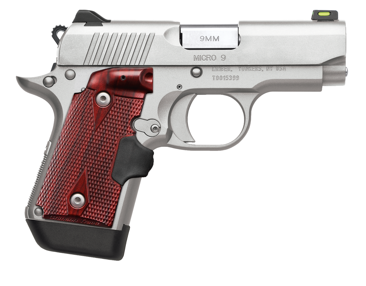 Kimber Micro 9 Stainless - Crimson Trace Lasergrips