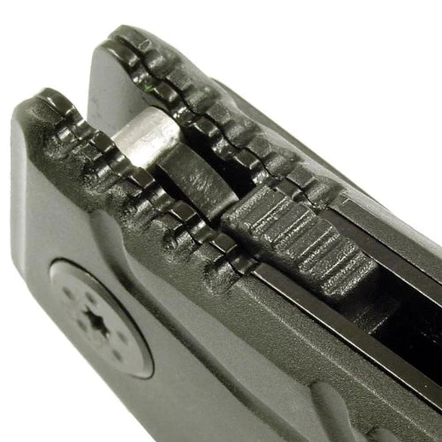 Ruko  3-1/4" Black Rubber Folding Knife