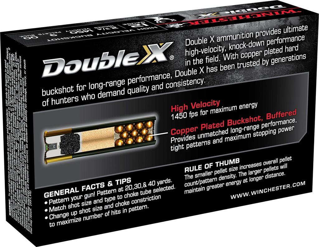 Winchester Double - X - 12GA - 2 3/4" - 00