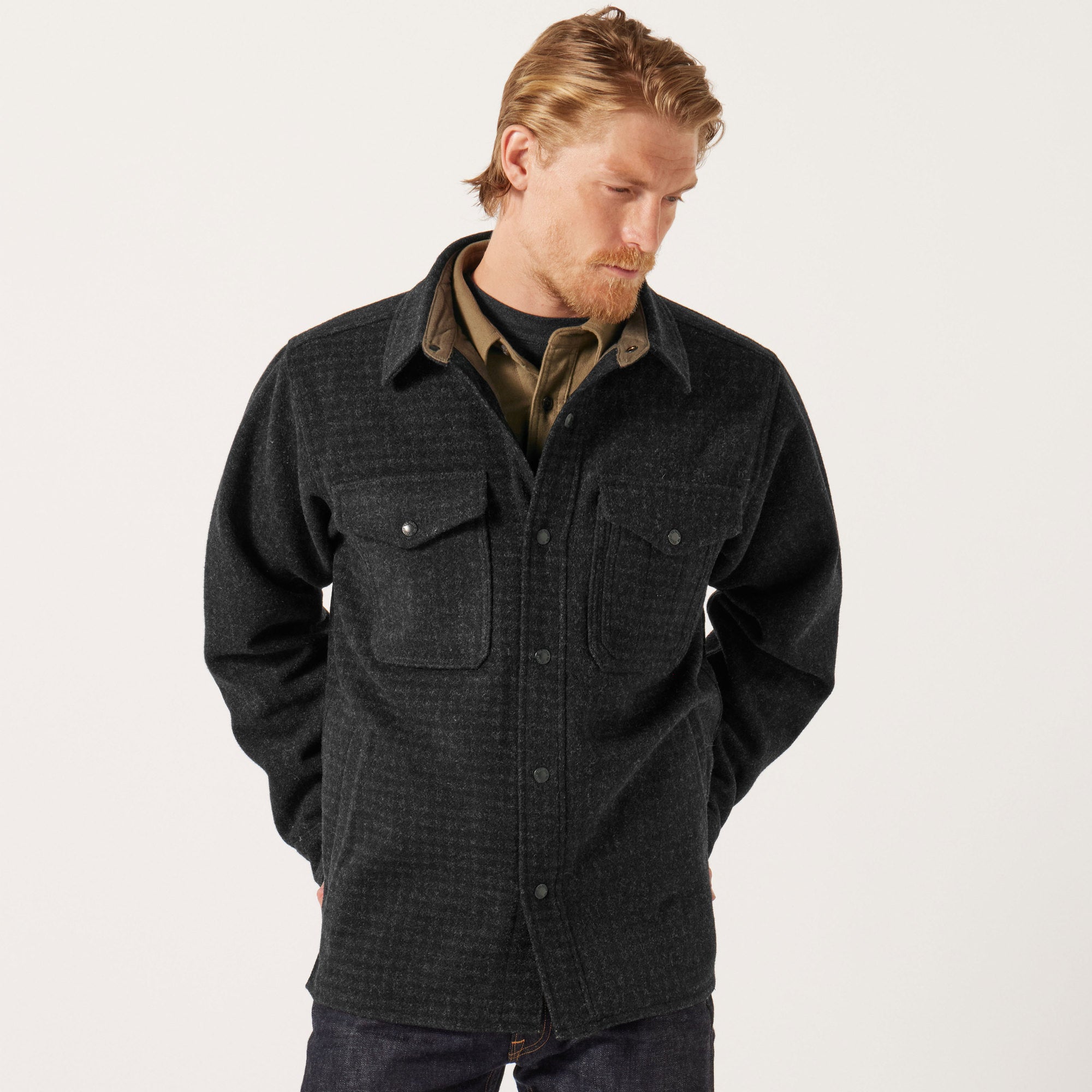 Filson Lined Mackinaw Wool Jac-Shirt - Mens