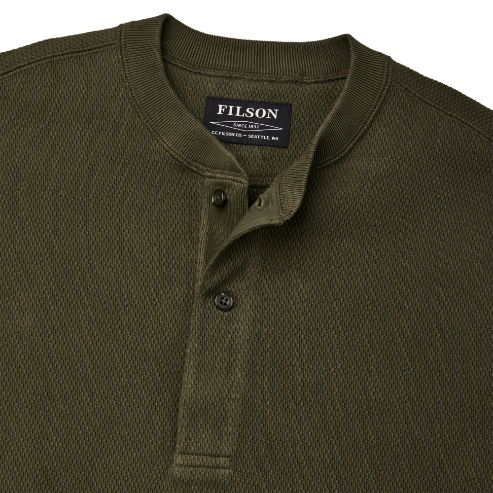 Filson Waffle Knit Thermal Henley