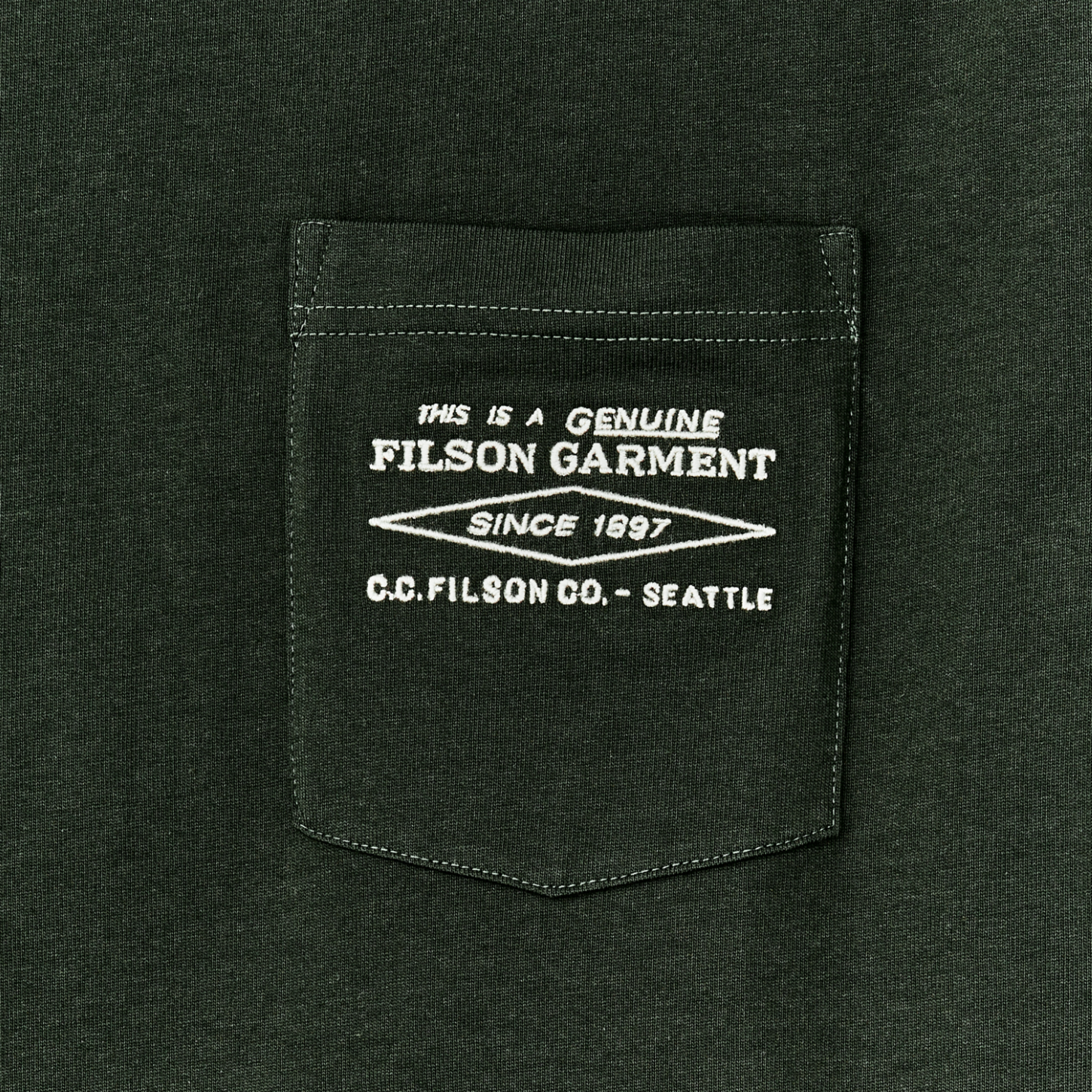 Filson Embroidered Pocket T-Shirt - Mens