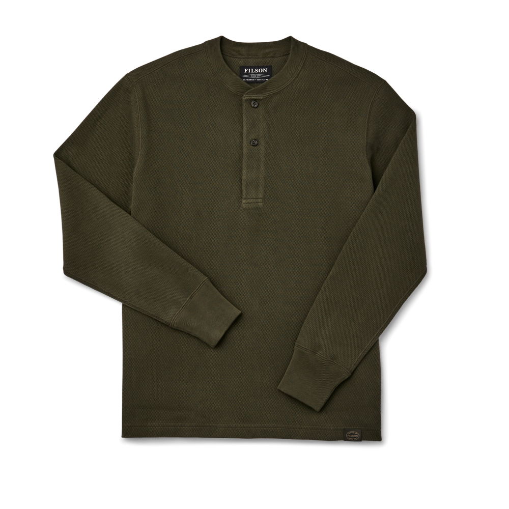 Filson Waffle Knit Thermal Henley