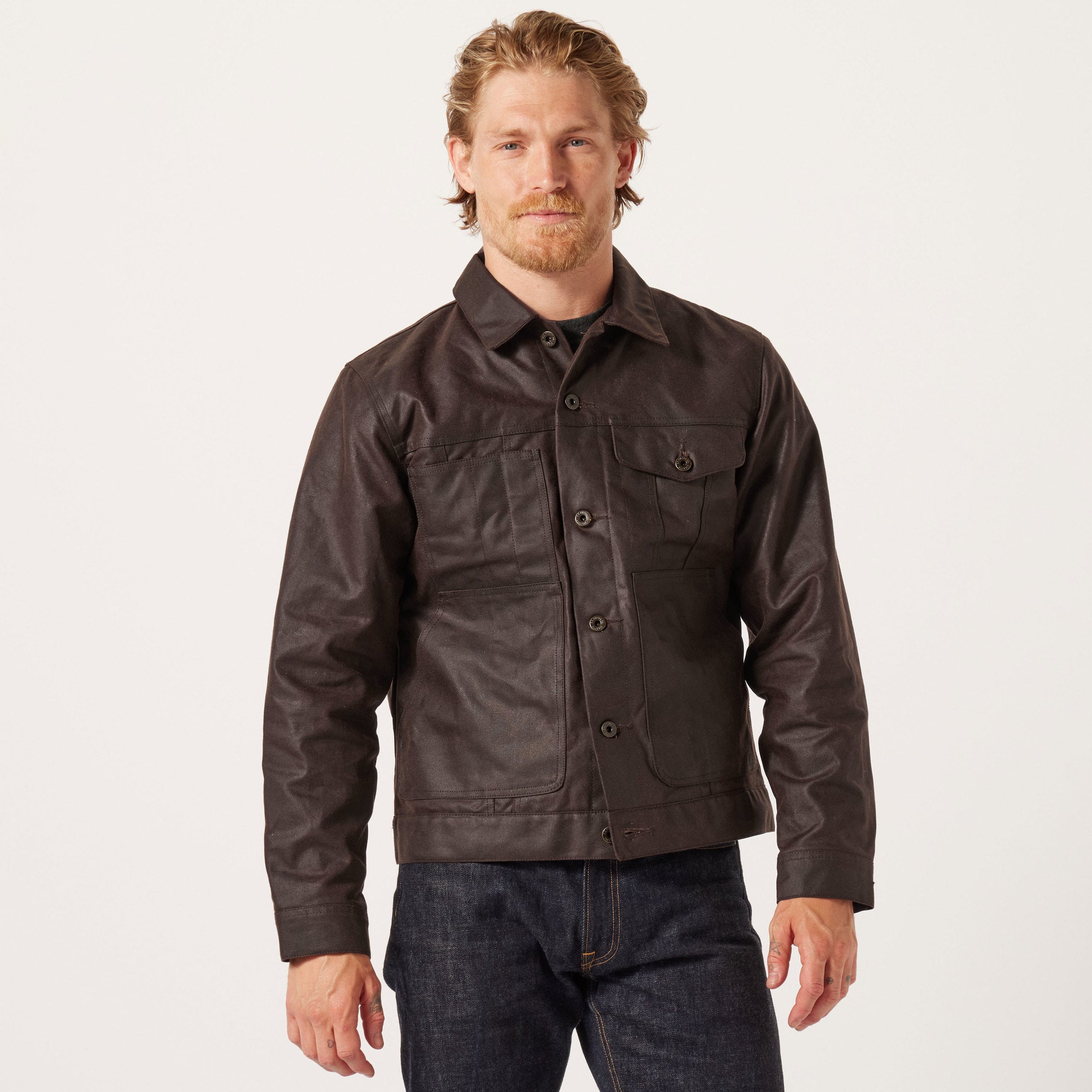 Filson Tin Cloth Short Lined Cruiser Jacket Mens