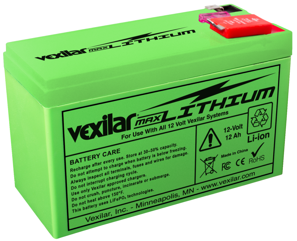 Vexilar Battery - 12 Volt / 12 AMP Max