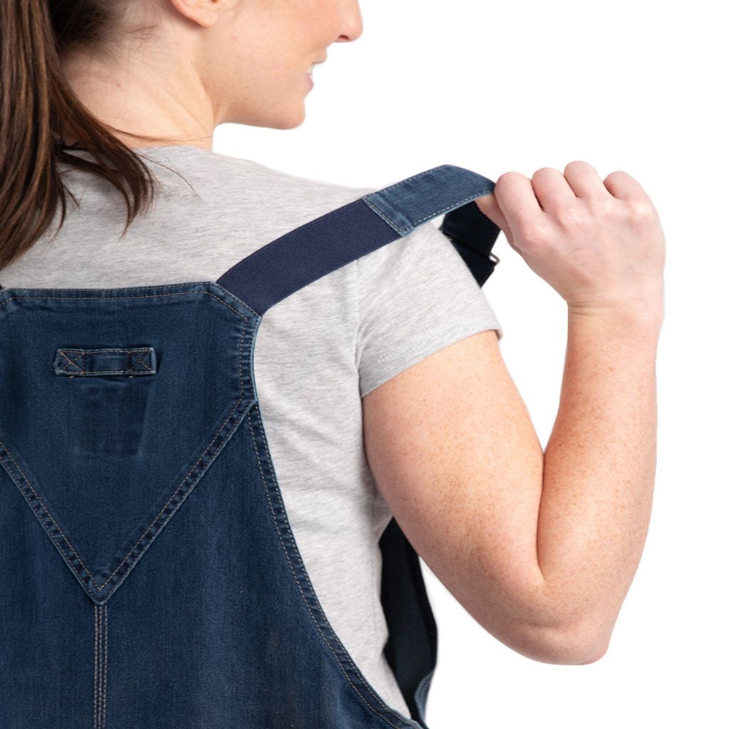 Berne Women's Vintage Washed Flex Denim Bib