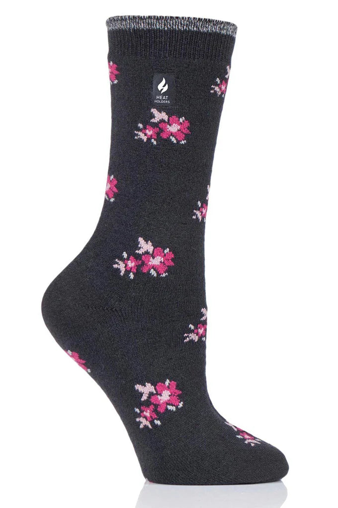 Heat Holders Ultra Lite™ Floral Crew Socks