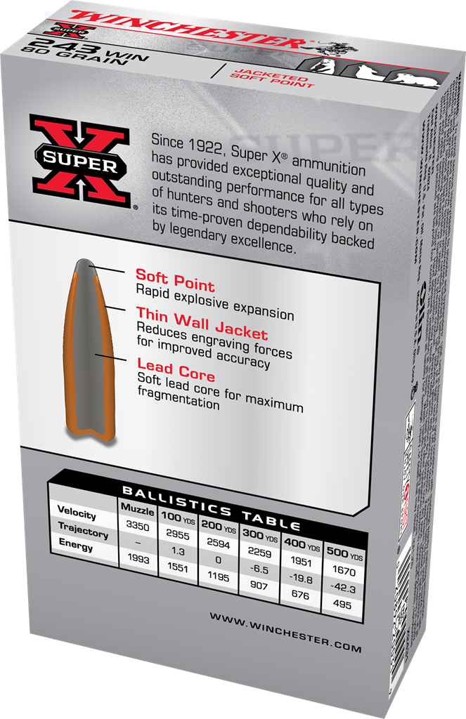 Winchester Super-X .243Win / 80gr